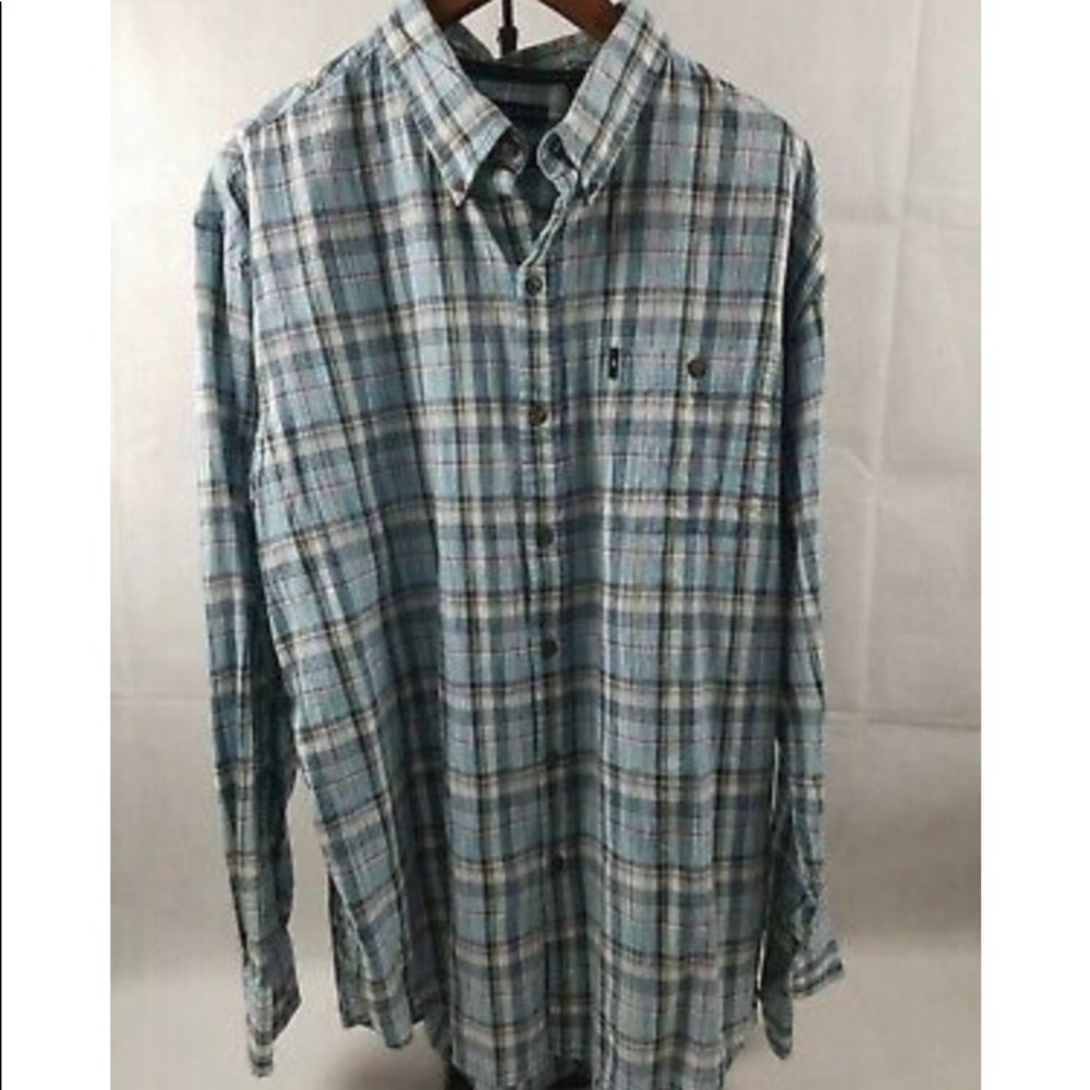 🎉HP🎉 G.H. Bass & Co. 🐟🐠 Men’s XL Plaid Shirt🐟